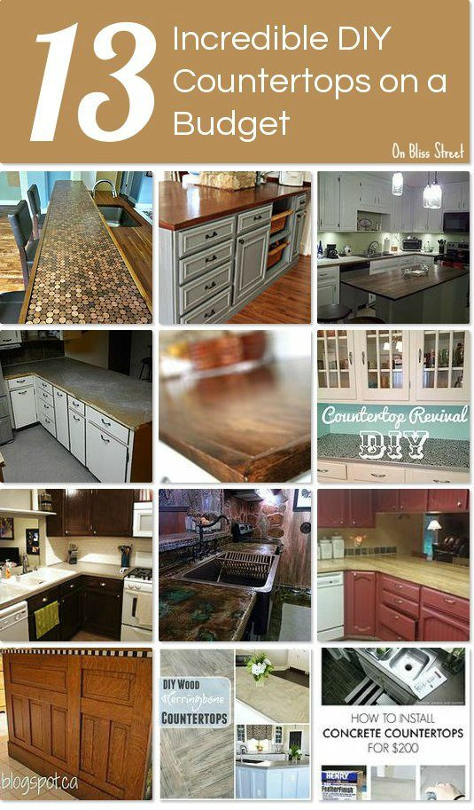 Best ideas about DIY Kitchen Countertops On A Budget
. Save or Pin 13 incredible DIY countertops on a bud Idea Box by Now.