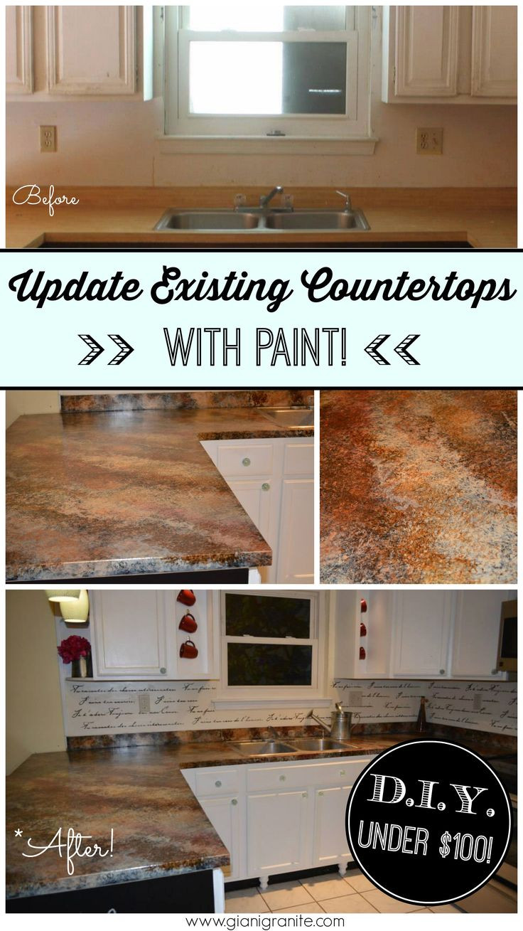 Best ideas about DIY Kitchen Countertops On A Budget
. Save or Pin Kitchen makeover on a bud Refresh existing countertops Now.