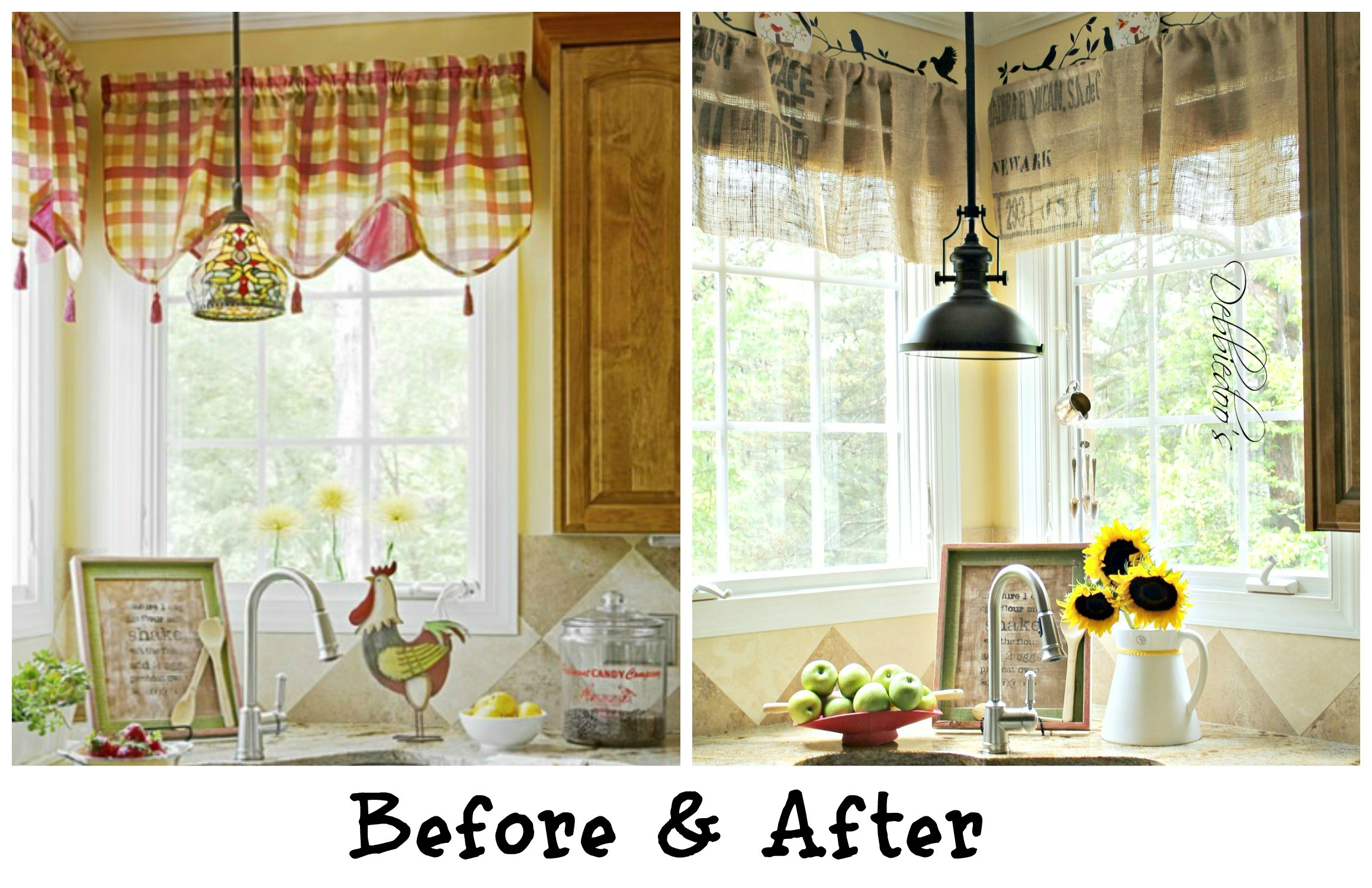 Best ideas about DIY Kitchen Curtains
. Save or Pin Diy no sew burlap kitchen valances de from Coffee bags Now.