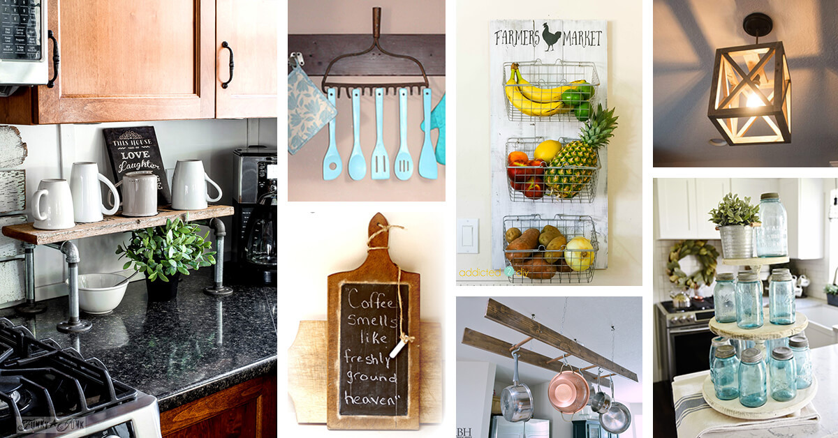 Best ideas about DIY Kitchen Decor
. Save or Pin 35 Best DIY Farmhouse Kitchen Decor Projects and Ideas Now.