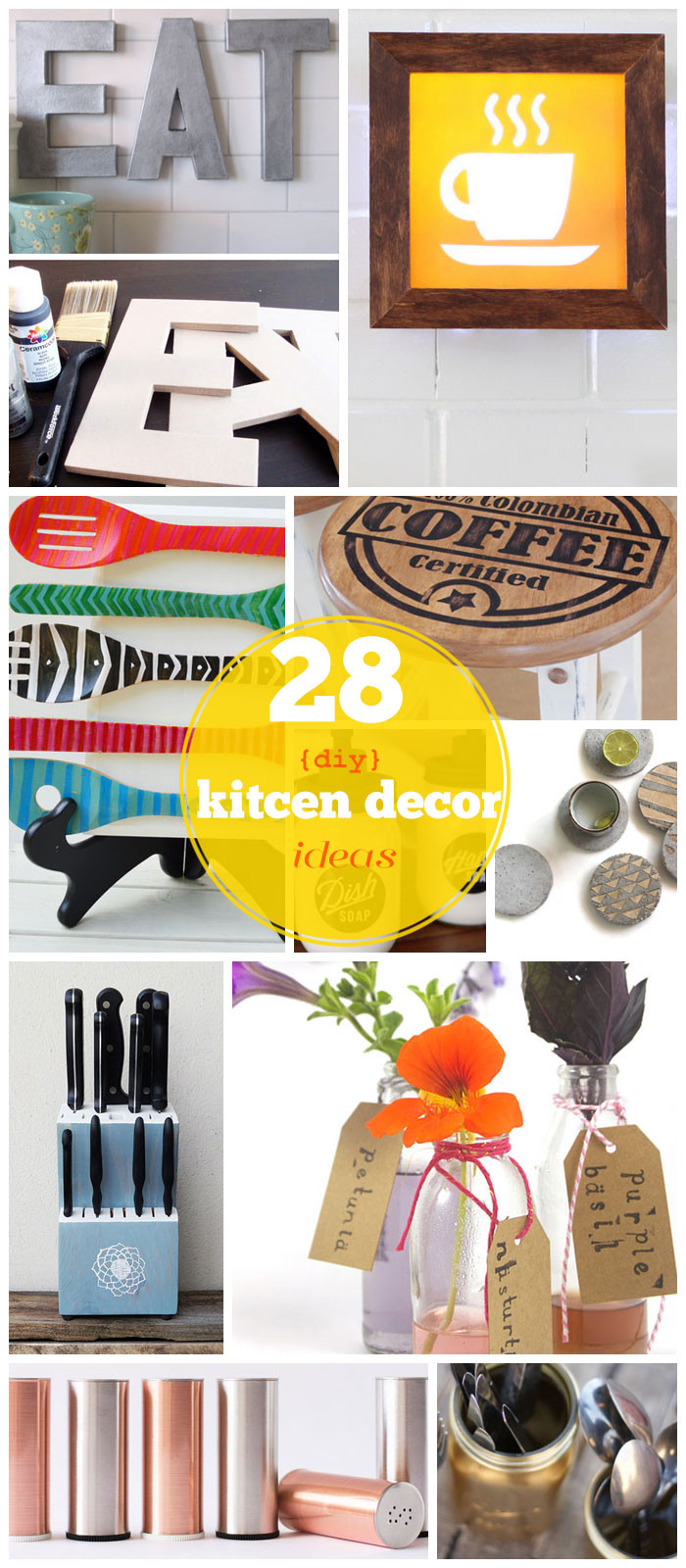 Best ideas about DIY Kitchen Decorating Ideas
. Save or Pin 28 DIY Kitchen Decorating Ideas on a Bud Now.