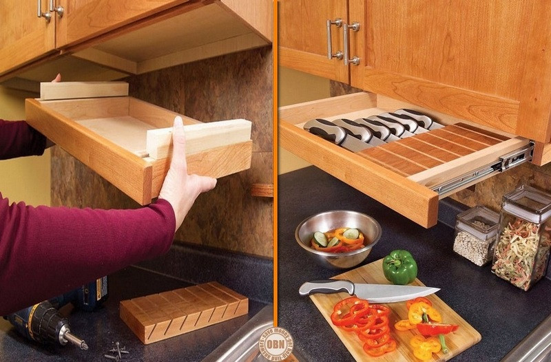 Best ideas about DIY Kitchen Drawers
. Save or Pin Clever Ideas For Storing Your Kitchen Knives Now.