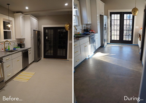 Best ideas about DIY Kitchen Floor
. Save or Pin Pattern Pop A DIY Stenciled Kitchen Floor Makeover Now.