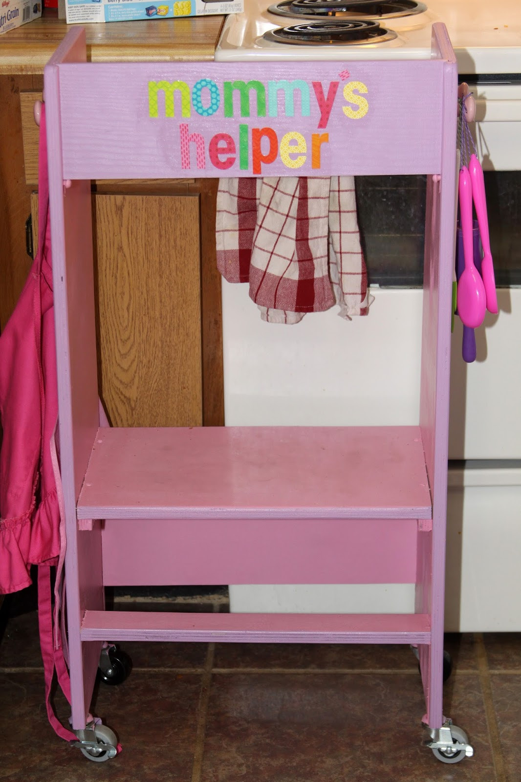 Best ideas about DIY Kitchen Helper
. Save or Pin For the Love of Food DIY Kid s Kitchen Helper Stool Now.