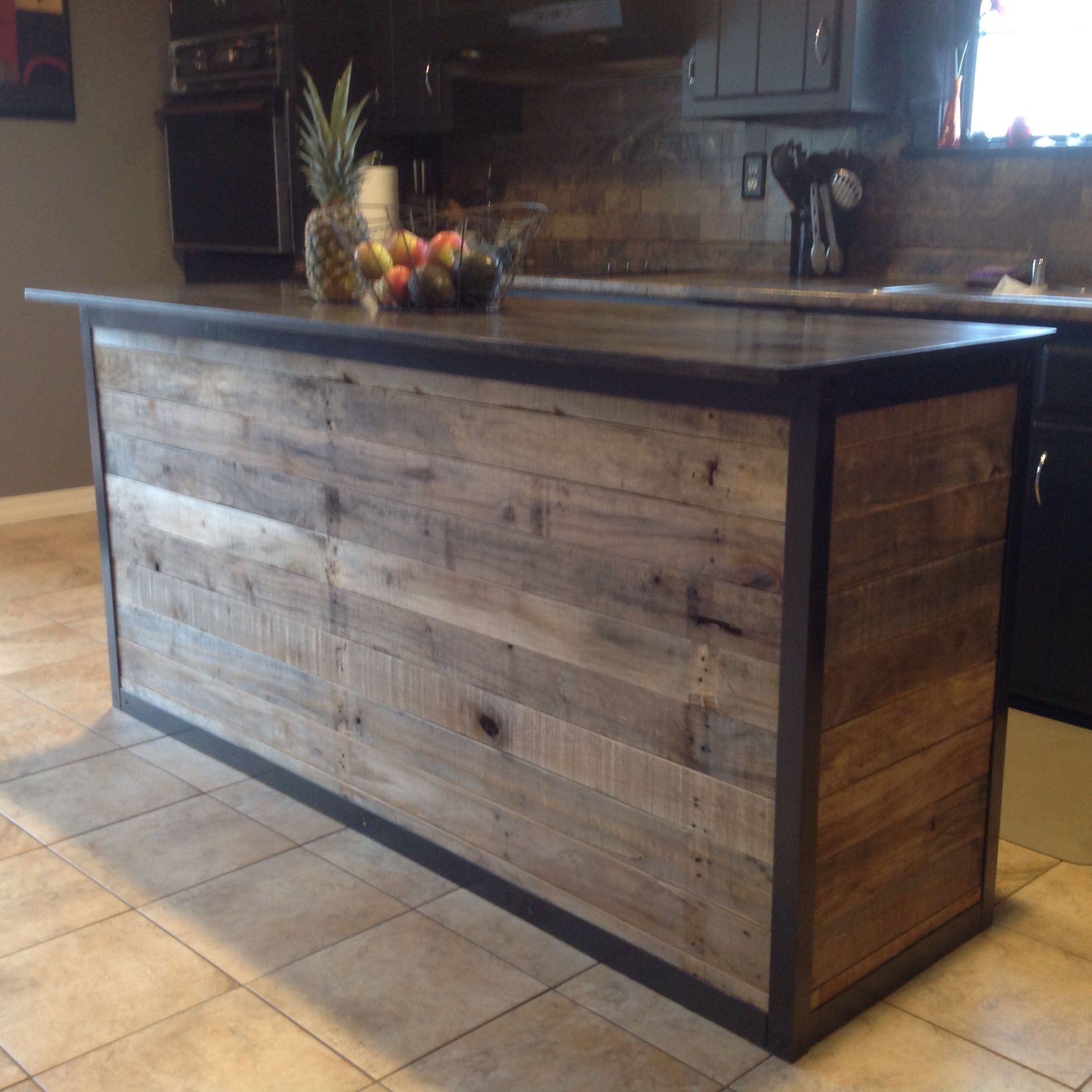 Best ideas about DIY Kitchen Island Bar
. Save or Pin Diy kitchen island made from pallet wood Now.