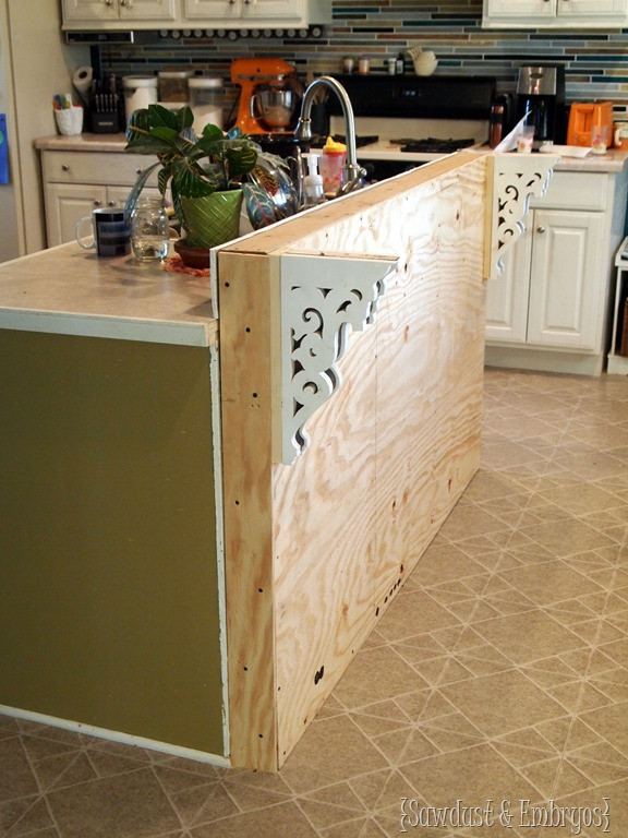 Best ideas about DIY Kitchen Island Bar
. Save or Pin DIY Corbels for a Breakfast Bar Reality Daydream Now.