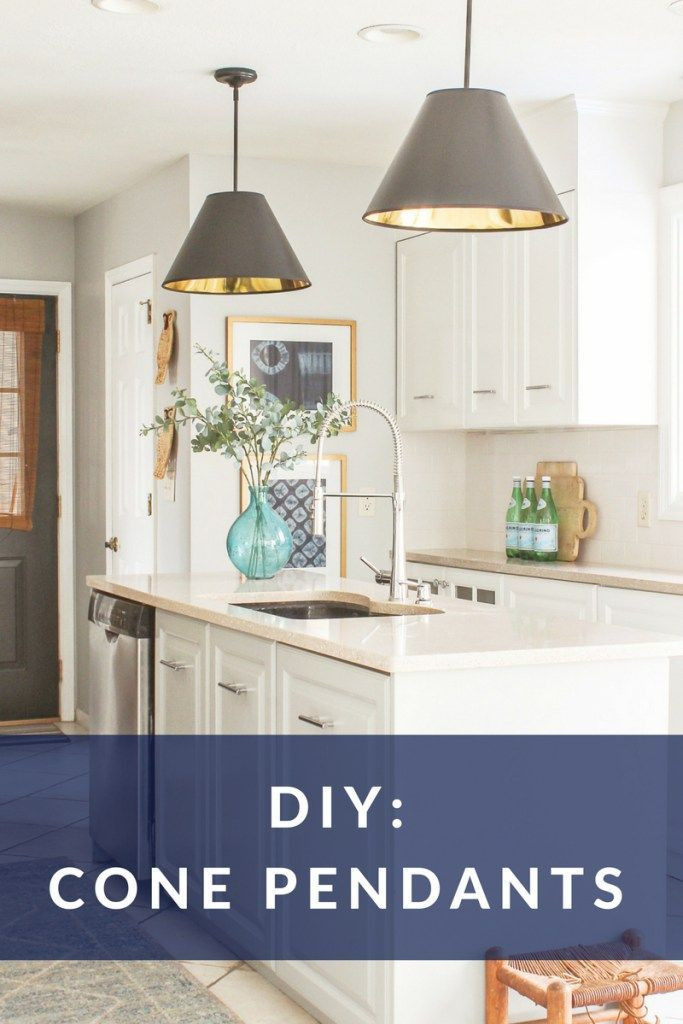 Best ideas about DIY Kitchen Lighting
. Save or Pin DIY Cone Pendant Lights Cheap and Easy to Make Now.