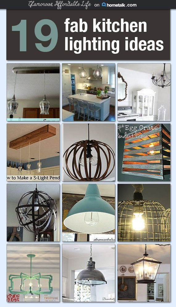 Best ideas about DIY Kitchen Lighting
. Save or Pin I would LOVE for any one of these DIY light fixtures to be Now.