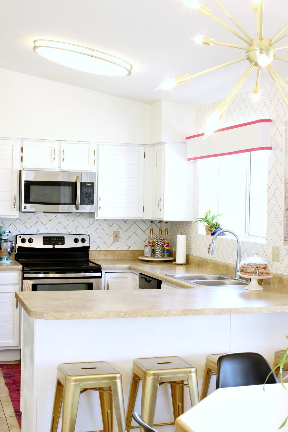 Best ideas about DIY Kitchen Makeovers
. Save or Pin Mallory s White Kitchen Makeover Reveal Classy Clutter Now.