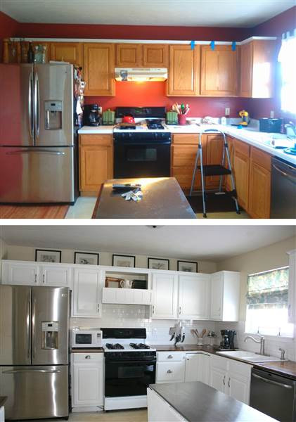 Best ideas about DIY Kitchen Makeovers
. Save or Pin See what this kitchen looks like after an $800 DIY Now.