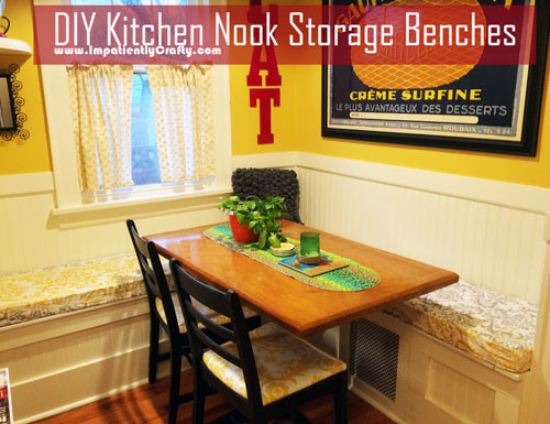 Best ideas about DIY Kitchen Nook
. Save or Pin DIY Custom Kitchen Nook Storage Benches Now.