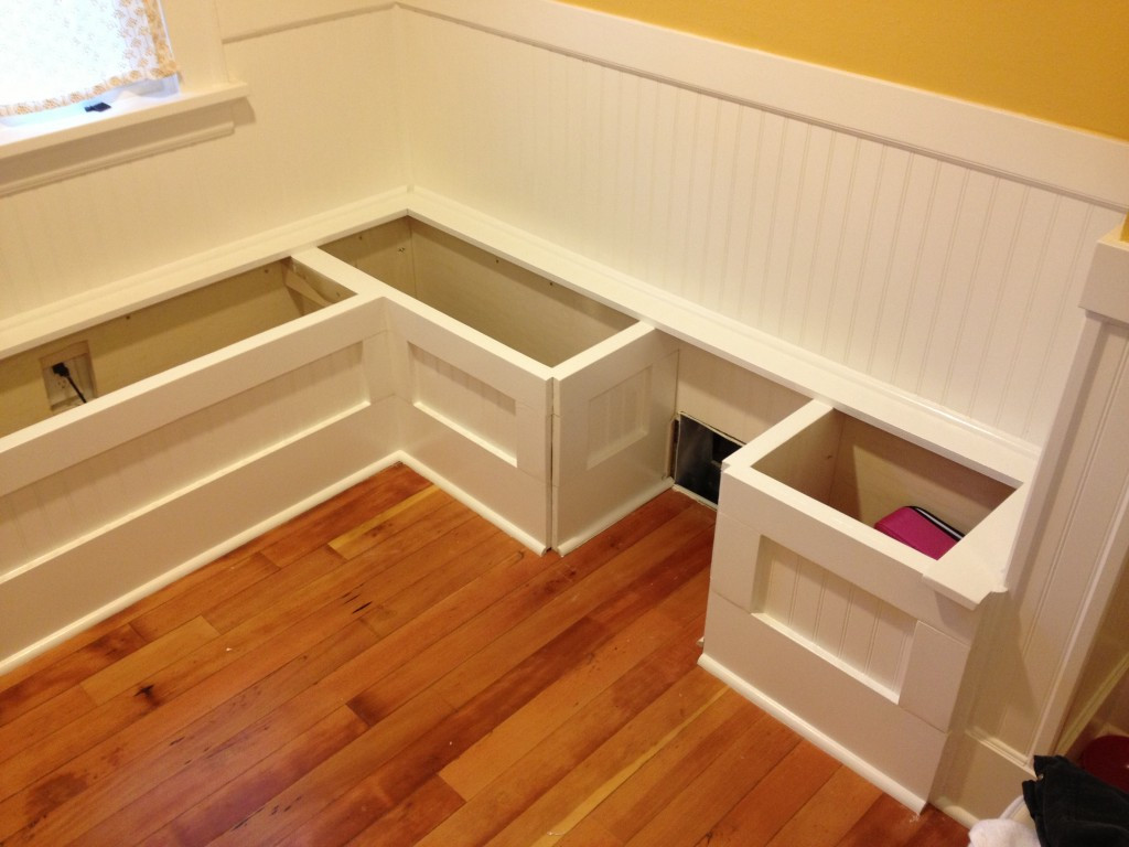 Best ideas about DIY Kitchen Nook
. Save or Pin DIY Custom Kitchen Nook Storage Benches Now.