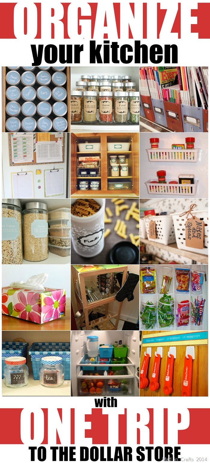 Best ideas about DIY Kitchen Organizing
. Save or Pin ORGANIZE YOUR KITCHEN WITH ONE TRIP TO THE DOLLAR STORE Now.