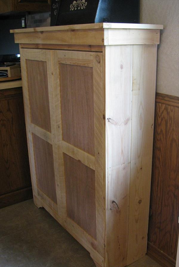 Best ideas about DIY Kitchen Pantry Cabinet
. Save or Pin DIY Pallet Pantry Pallet Cabinet Now.