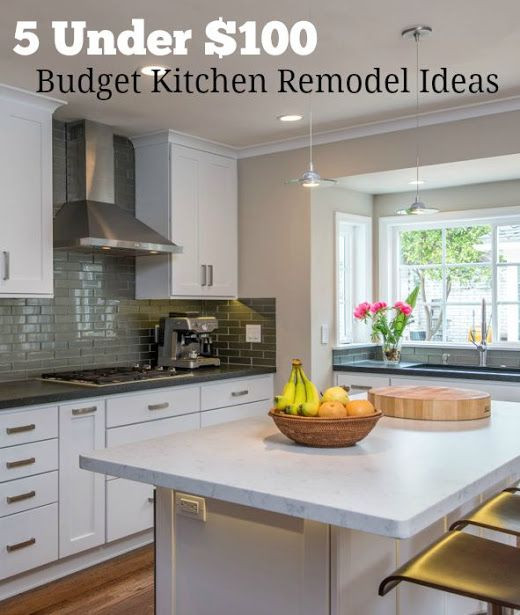 Best ideas about DIY Kitchen Remodel Ideas
. Save or Pin 5 Bud Kitchen Remodel Ideas Under $100 You Can DIY Now.