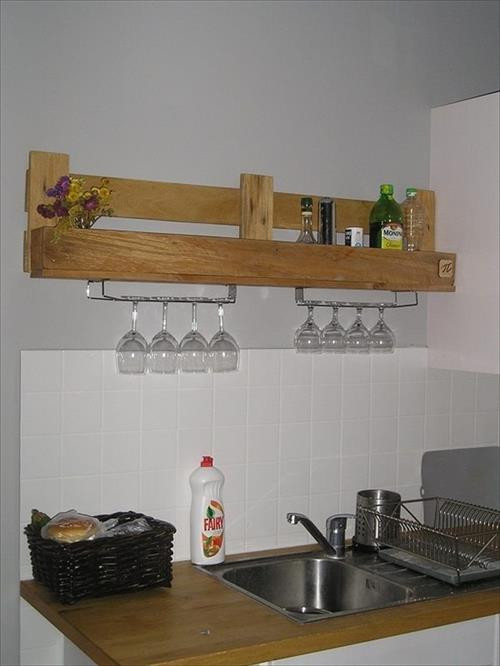 Best ideas about DIY Kitchen Shelf
. Save or Pin 15 DIY Wooden Pallet Shelves Now.