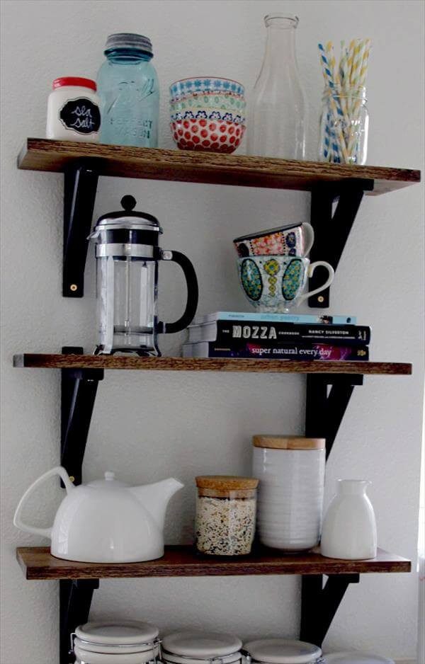 Best ideas about DIY Kitchen Shelf
. Save or Pin 10 Unique DIY Shelves for Home Storage Now.
