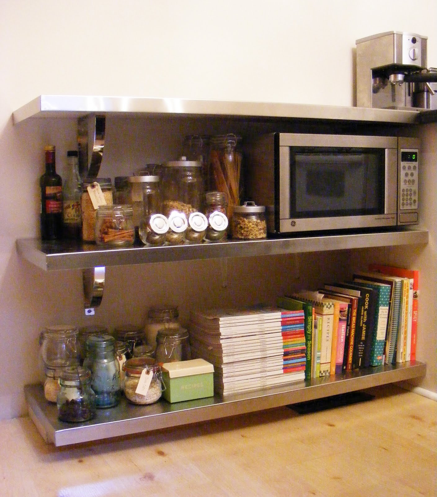 Best ideas about DIY Kitchen Shelf
. Save or Pin jenna rose journal kitchen renovation DIY stainless Now.