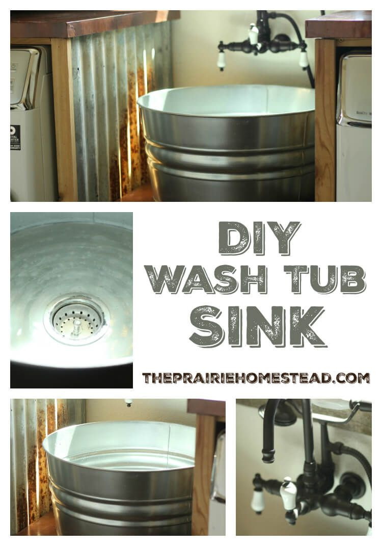 Best ideas about DIY Kitchen Sink
. Save or Pin DIY Galvanized Tub Sink Now.