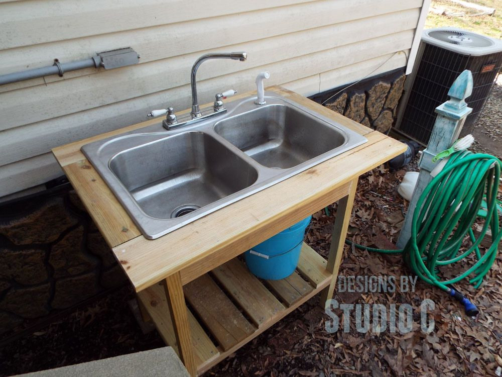 Best ideas about DIY Kitchen Sink
. Save or Pin diy outdoor sink outside angle Projects Now.