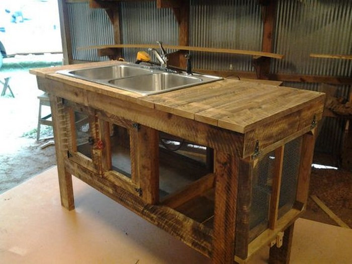 Best ideas about DIY Kitchen Sinks
. Save or Pin Build your own unique outdoor sink with an old wooden Now.
