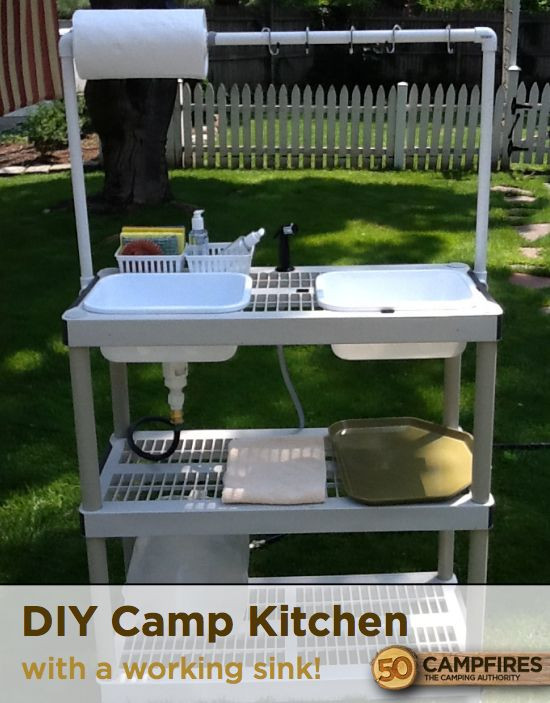 Best ideas about DIY Kitchen Sinks
. Save or Pin DIY Camp Kitchen With Working Sink Now.