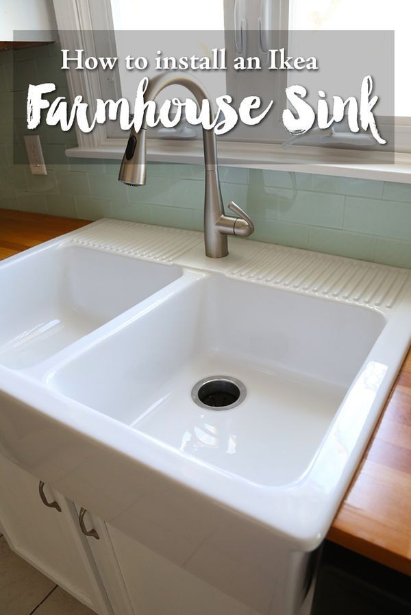 Best ideas about DIY Kitchen Sinks
. Save or Pin Installing an Ikea farmhouse sink Crafts & DIYs Now.