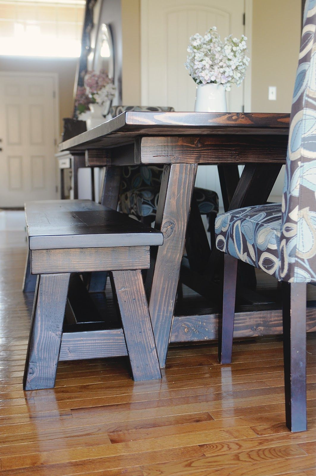 Best ideas about DIY Kitchen Table Bench
. Save or Pin My 4 Misters & Their Sister DIY Handmade Farmhouse Table Now.