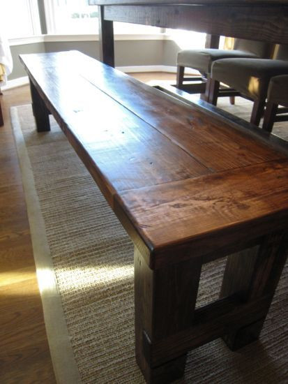 Best ideas about DIY Kitchen Table Bench
. Save or Pin 17 Best ideas about Farmhouse Bench on Pinterest Now.