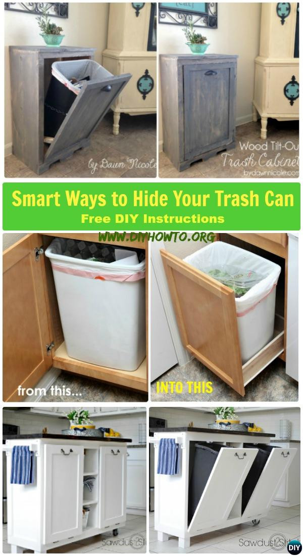 Best ideas about DIY Kitchen Trash Can
. Save or Pin DIY Trash Can Cabinet Projects Instructions Now.