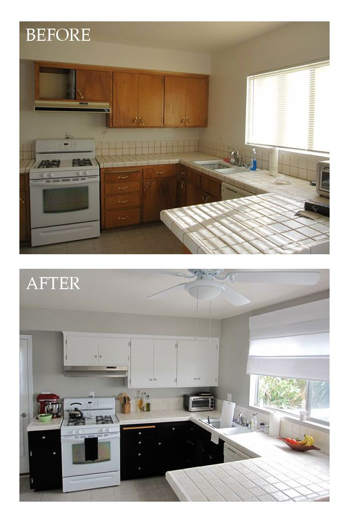 Best ideas about DIY Kitchen Updates
. Save or Pin DIY kitchen update Light upper dark lower cabinets Now.