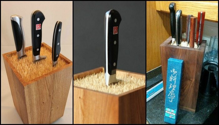 Best ideas about DIY Knife Block
. Save or Pin How to make an easy universal knife holder Now.