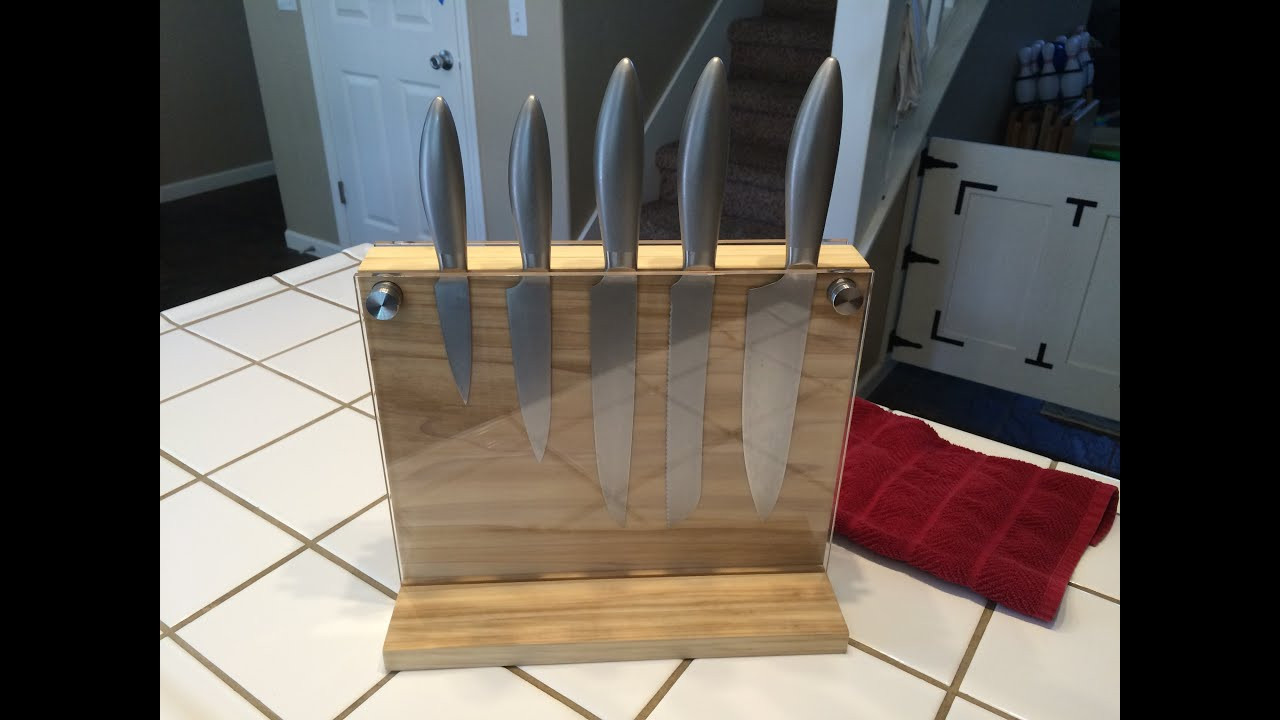 Best ideas about DIY Knife Block
. Save or Pin BUILD Magnetic Knife Block Now.