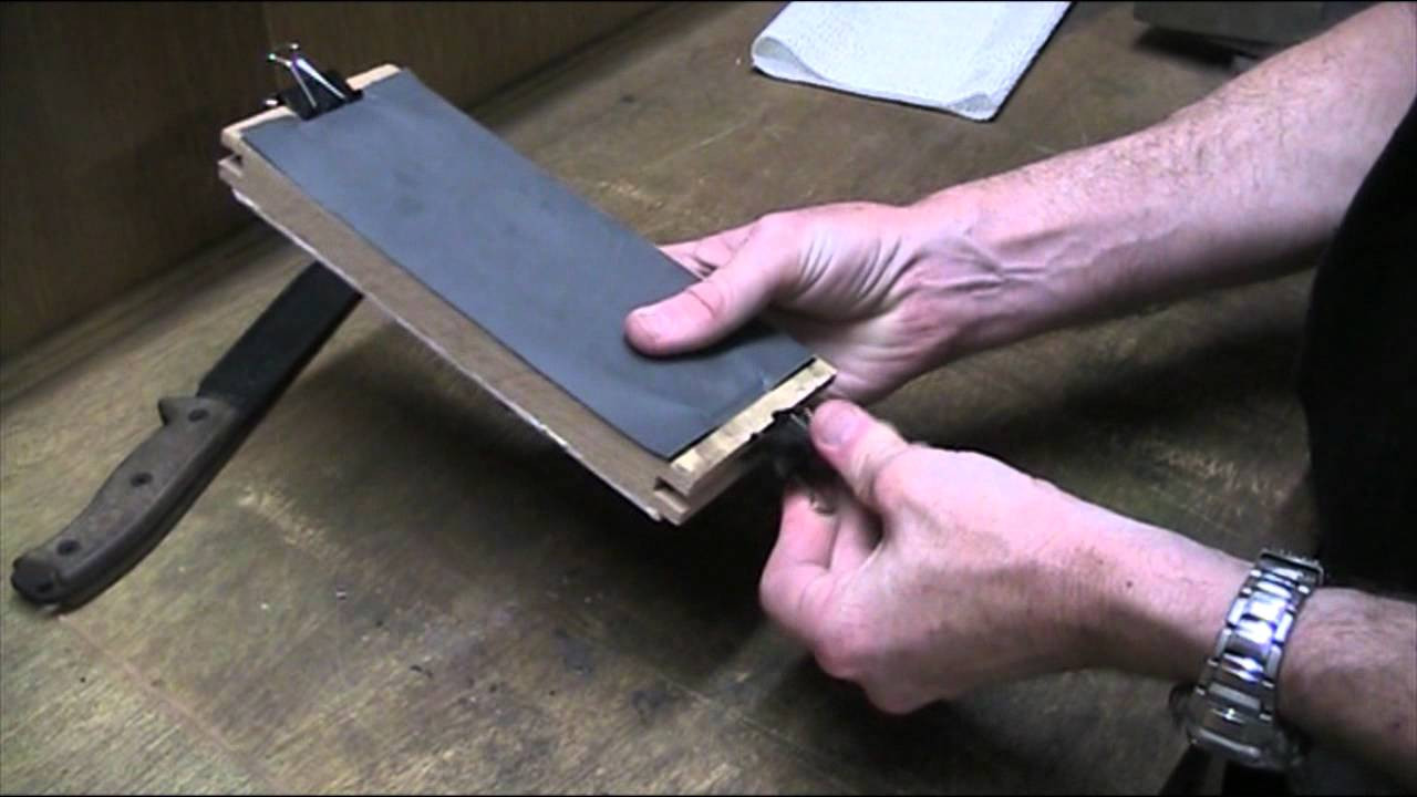 Best ideas about DIY Knife Sharpening Jig
. Save or Pin DIY Sandpaper Sharpening Block for Knife Sharpening Now.