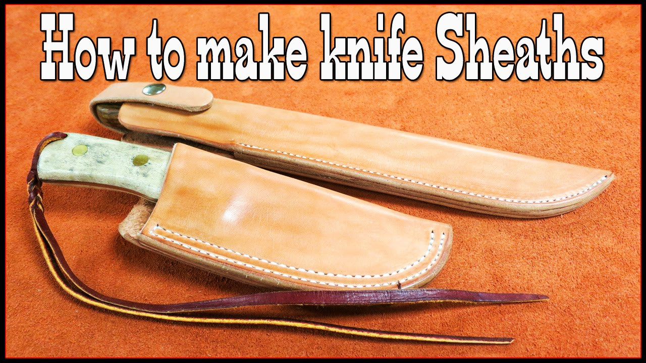 Best ideas about DIY Knife Sheath
. Save or Pin Leathercraft How to make knife sheaths Part 1 Leather Now.