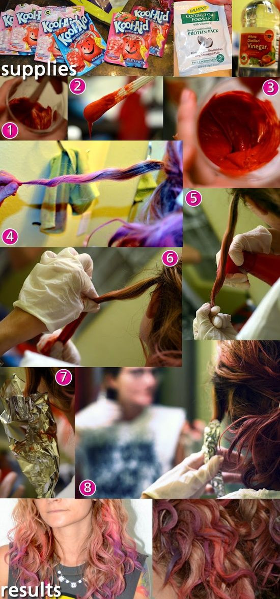 Best ideas about DIY Kool Aid Hair Dye
. Save or Pin kool aid dye job tutorial How to dye your hair using Kool Now.