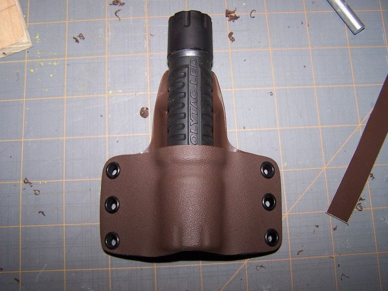 Best ideas about DIY Kydex Holster
. Save or Pin DIY Kydex work Flashlight holster Kydex Ideas Now.