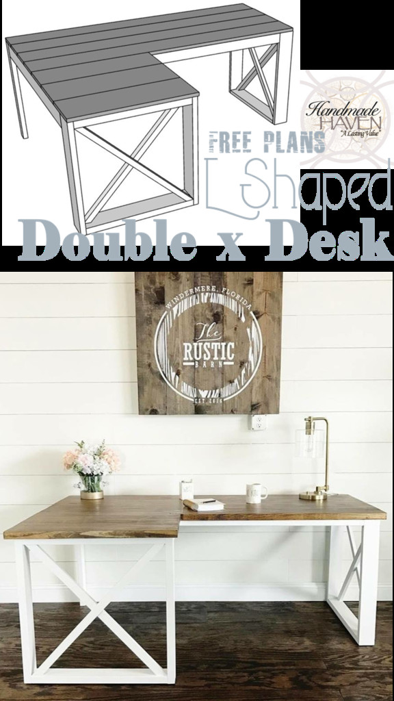 Best ideas about DIY L Shaped Desk Plans
. Save or Pin L Shaped Double X Desk DIY from Handmade Haven Now.