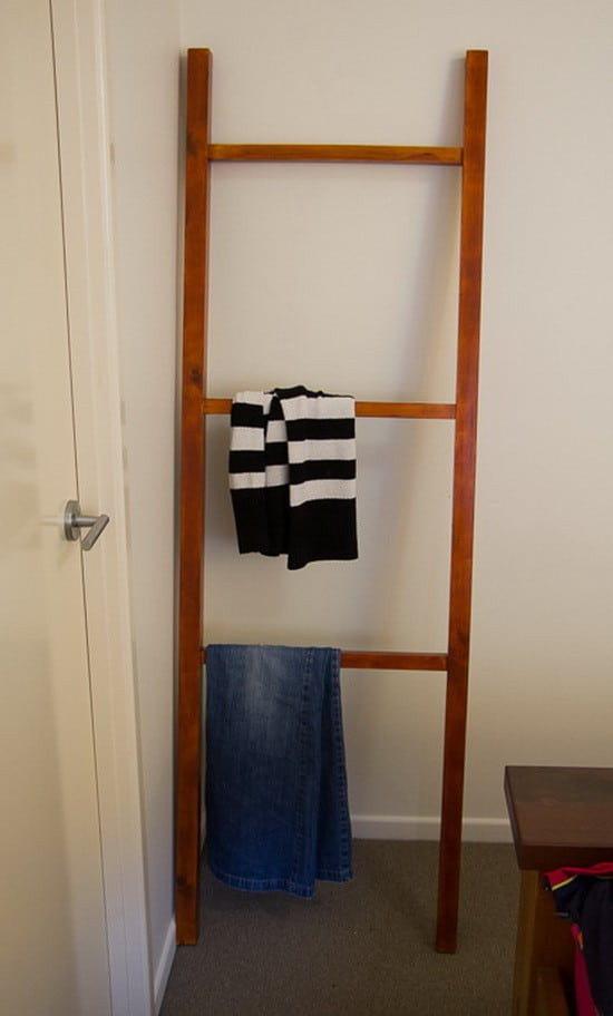 Best ideas about DIY Ladder Racks
. Save or Pin How To Make A DIY Clothing Ladder Rack Step By Step Now.