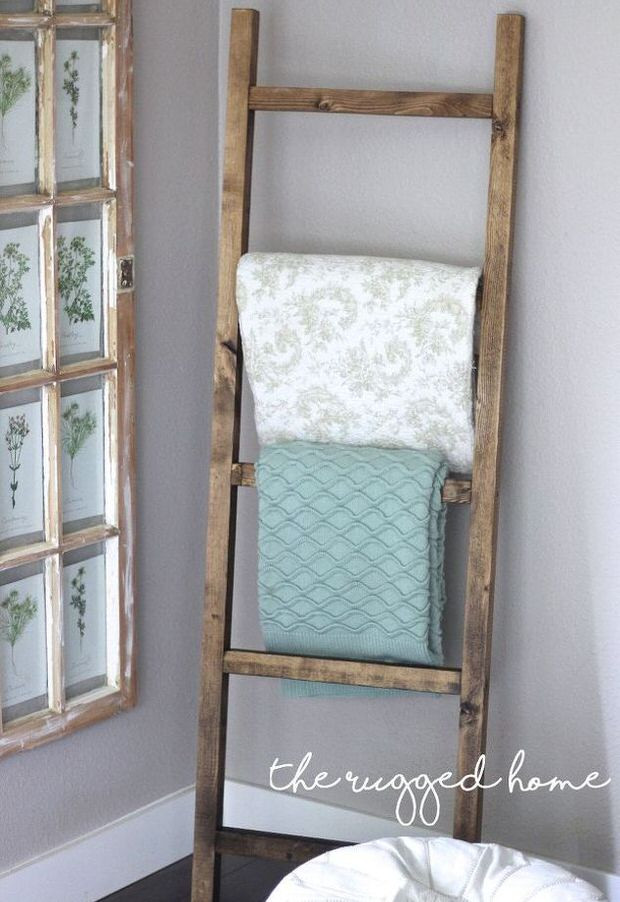 Best ideas about DIY Ladder Racks
. Save or Pin 10 Clever DIY Towel Racks • The Bud Decorator Now.