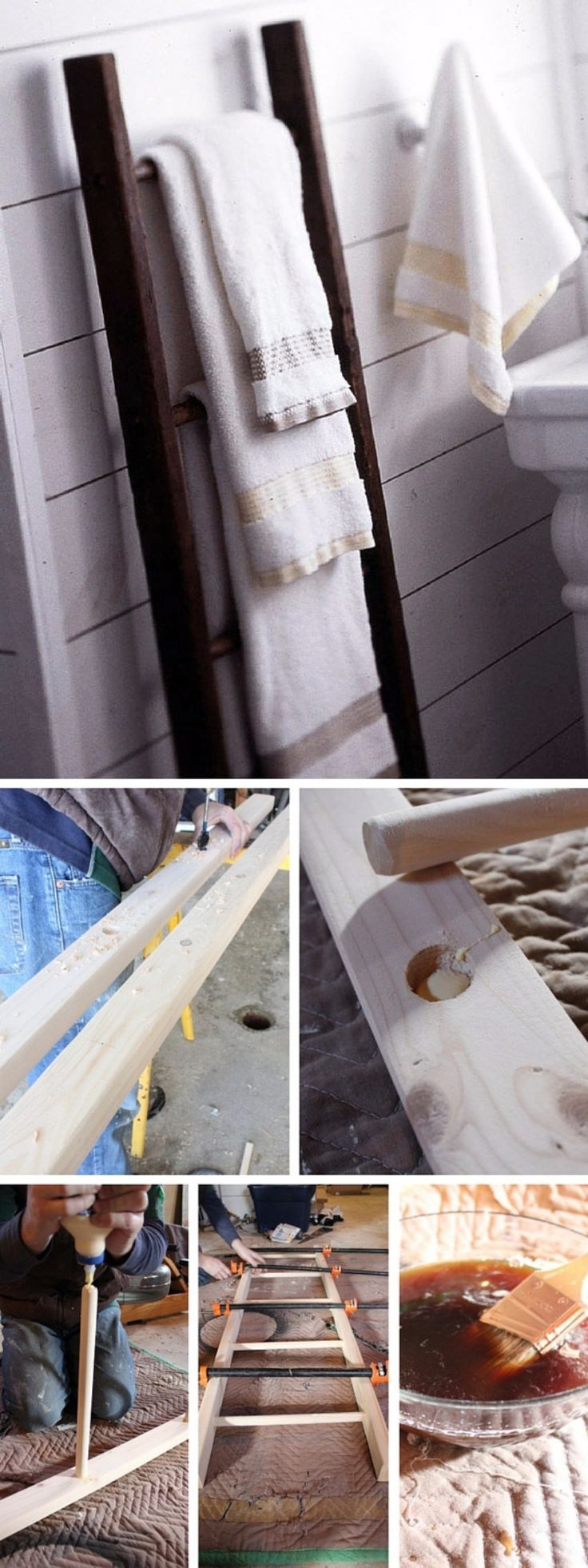 Best ideas about DIY Ladder Racks
. Save or Pin 25 best ideas about Ladder Towel Racks on Pinterest Now.