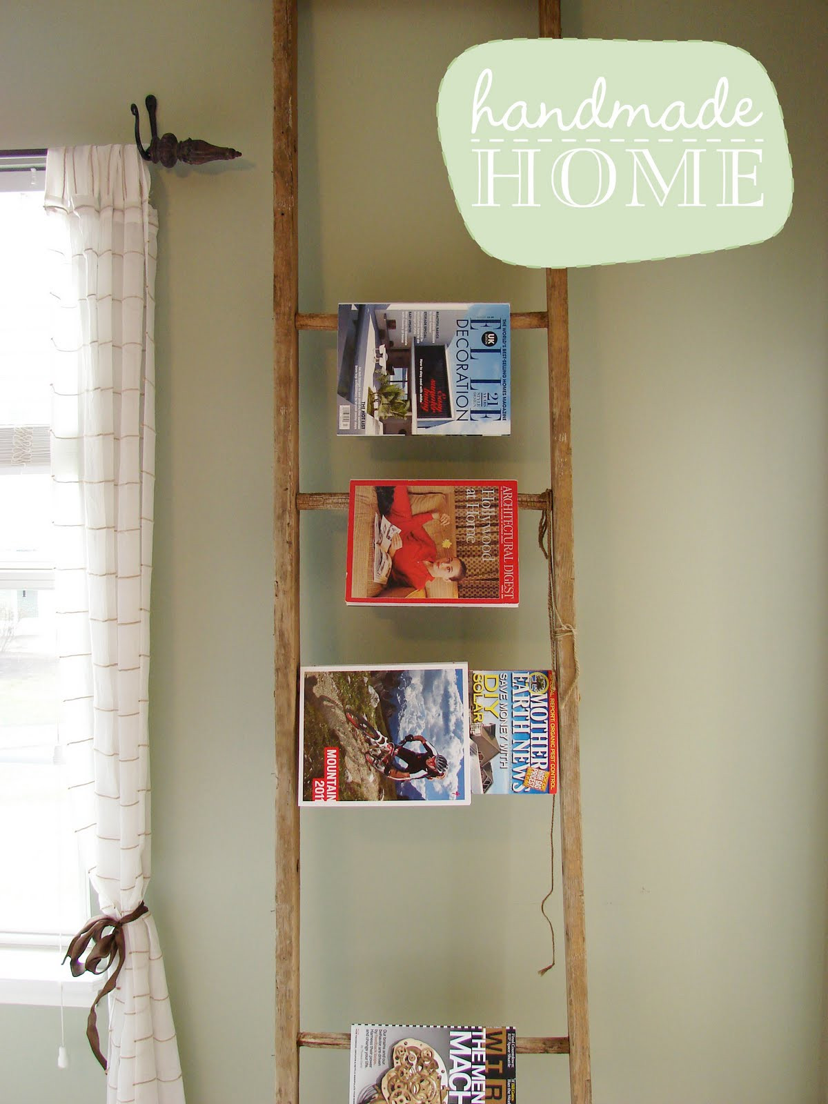 Best ideas about DIY Ladder Racks
. Save or Pin Posies & Plume Handmade Home UPCYCLE DIY ladder Now.