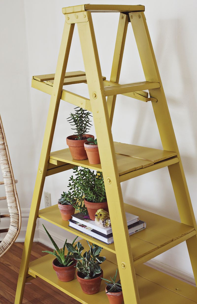 Best ideas about DIY Ladder Shelf
. Save or Pin Nesting Ladder Display Makeover – A Beautiful Mess Now.