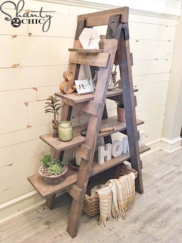 Best ideas about DIY Ladder Shelf
. Save or Pin 51 DIY Bookshelf Plans & Ideas to Organize Your Precious Books Now.