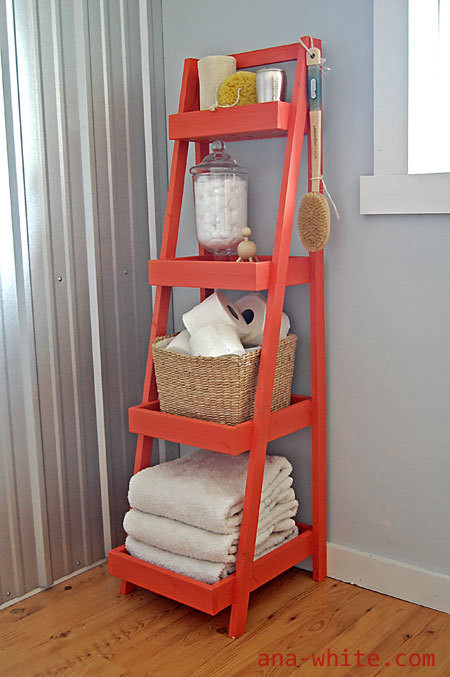 Best ideas about DIY Ladder Shelf
. Save or Pin Ana White Now.
