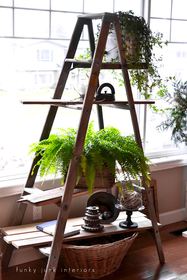 Best ideas about DIY Ladder Standoff
. Save or Pin 23 DIY Plant Stands That Hold The Product of Your Green Thumb Now.