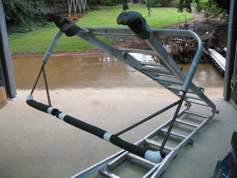Best ideas about DIY Ladder Standoff
. Save or Pin Extending a ladder standoff attachment Now.