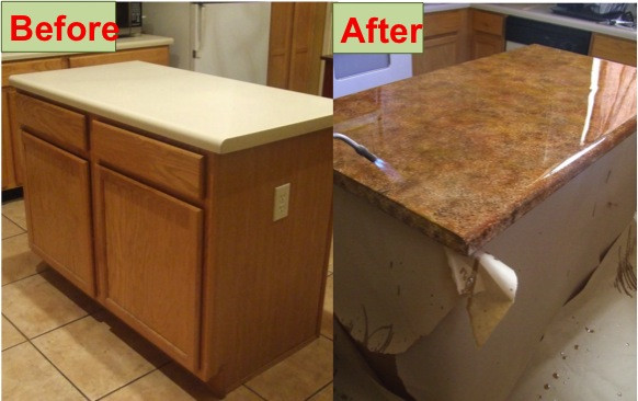 Best ideas about DIY Laminate Countertops
. Save or Pin Easy DIY Concrete Kitchen Counter Tops A Bud Do It Now.