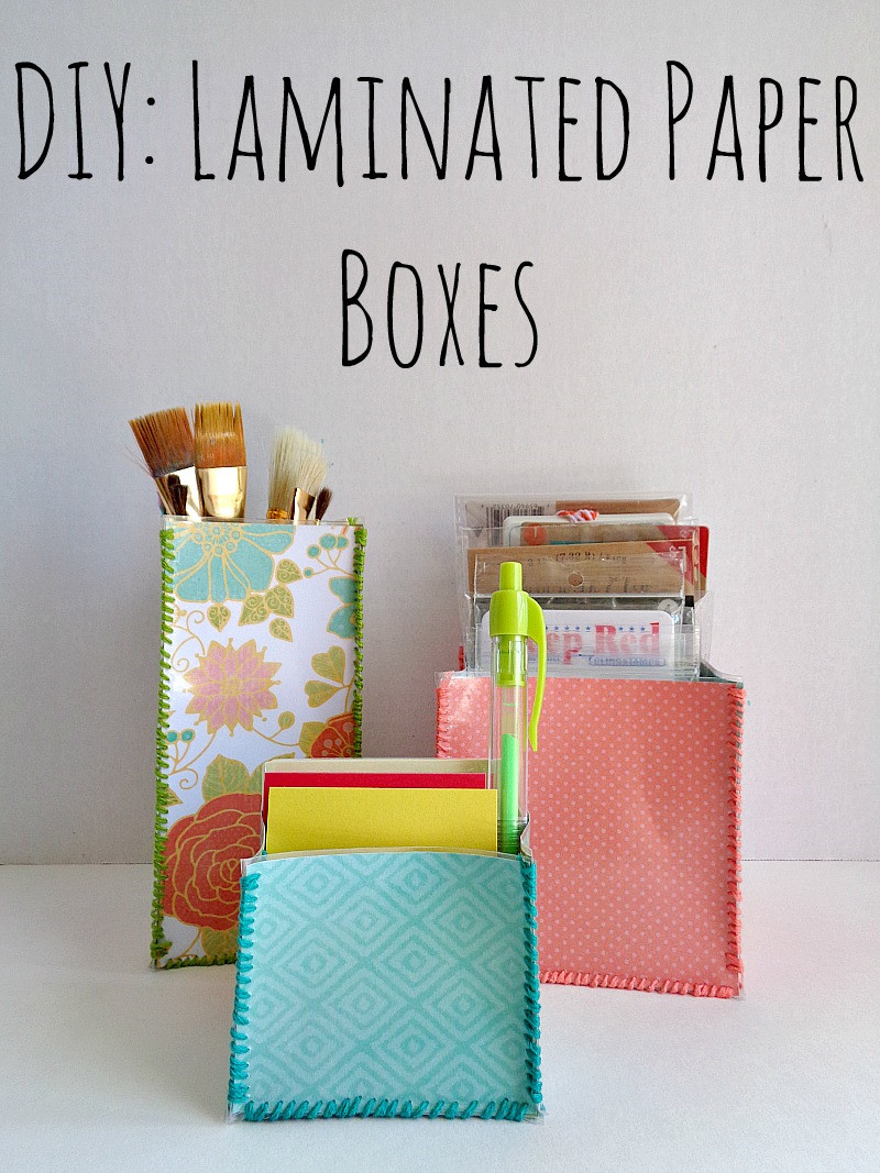 Best ideas about DIY Laminate Paper
. Save or Pin DIY Laminated Paper Boxes Running With A Glue Gun Now.