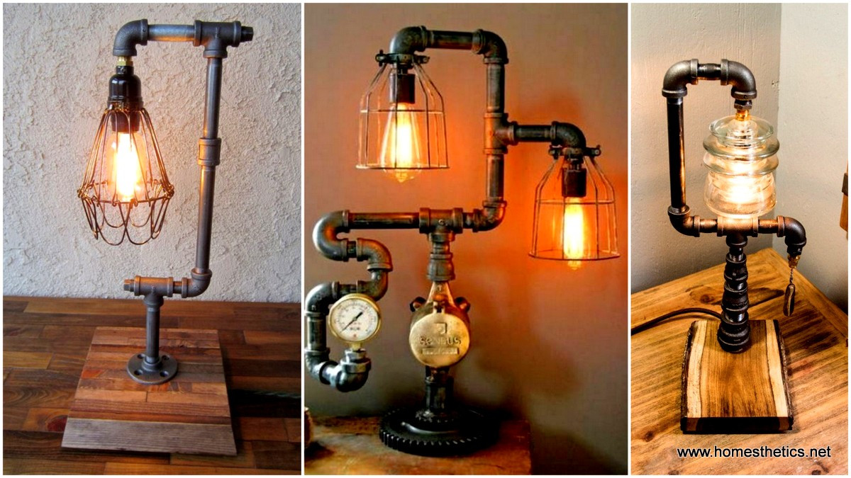 Best ideas about DIY Lamp Ideas
. Save or Pin 16 Sculptural Industrial DIY Pipe Lamp Design Ideas Able Now.